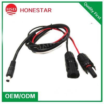 Cable Adapter Solar Connector to DC5521 for Light Energy Electric Board 2464 Black 16AWG Wire