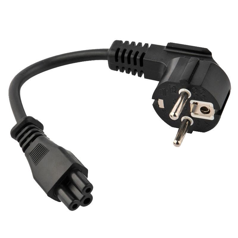 VDE Approved European 3 Pins Schuko Power Cord with C5 Connector