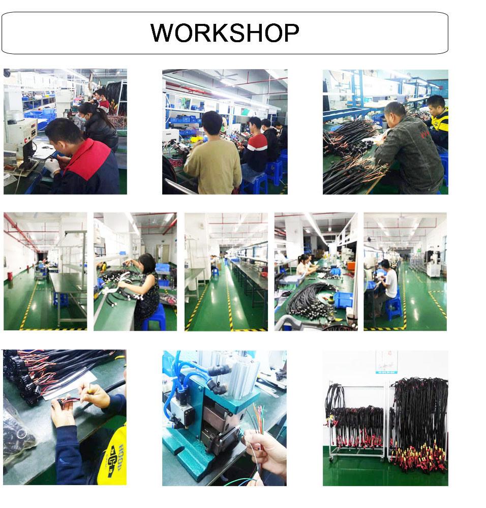 Factory Manufacturer Waterproof 7 Way Trailer Plug Auto Cable Assembly Wire Harness for Campers Caravans Food Trucks