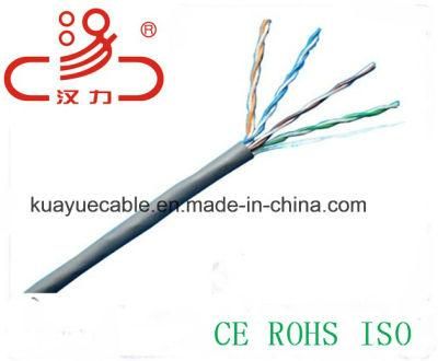 UTP Cat5e LAN Cable 24AWG Pass Fluke Test 305m/Computer Cable/ Data Cable/ Communication Cable/ Connector/ Audio Cable