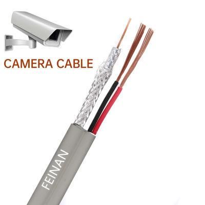 CCTV Cable Rg59 DC 75ohm Rg Coaxial Cable Series RG6 / Rg58 / Rg11 / Rg59