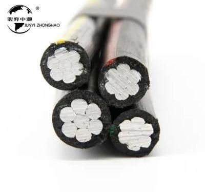 4*16mm2 XLPE/PVC Insulated Aluminium ABC Cable Hot Sell Aerial Bundled Overhead Cable