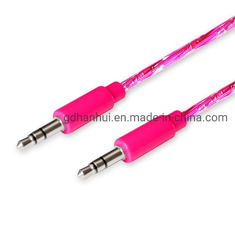 3.5FT Alum Braided Aux Cable
