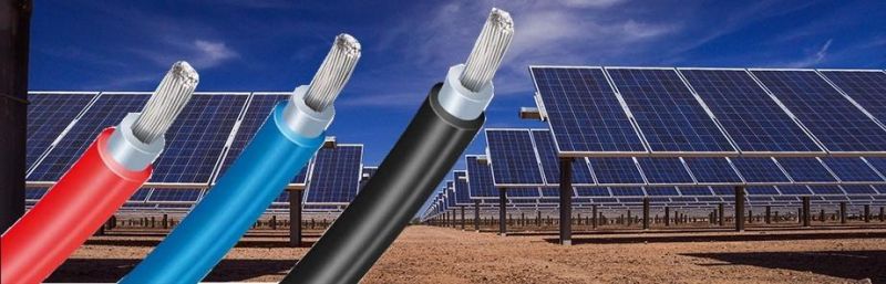 4mm2 6mm2 Halogen Free Cross-Linked Photovoltaic Cable PV Solar Cable