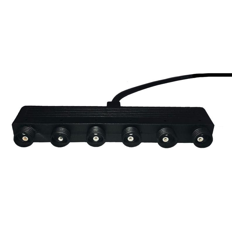 IP67 PVC 6 Ways Distributor Connector for Light