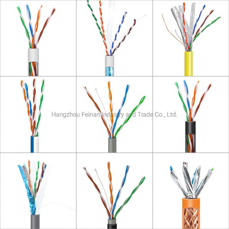 305m 1000FT Network Cable FTP Cat5e Cable with PVC PE Jacket for Internet