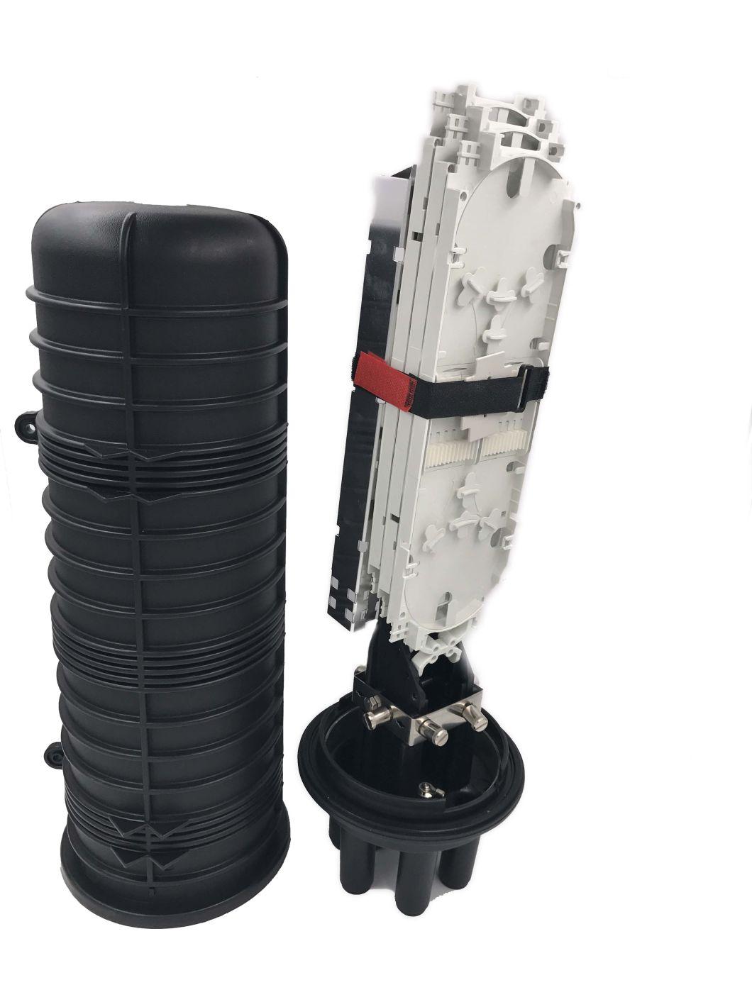 Outdoor Waterproof Vertical Fiber Optic Enclosure, Dome Type Fiber Optic Splice Closure, Fiber Optic Joint Box for FTTH