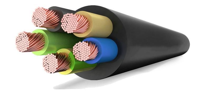 Harmonised Heavy Duty Trailing Flexible Rubber Cable H07rn-F