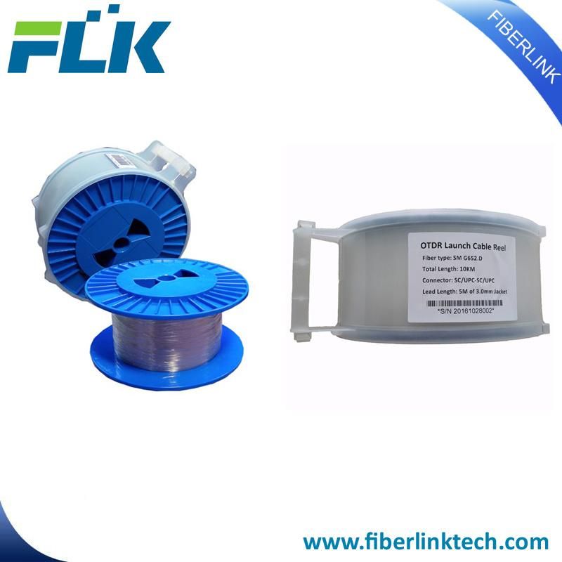 Ethernet OTDR Fiber Optic Launch Cable Reel for Network