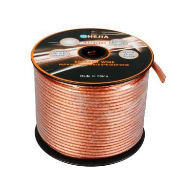 Red 19AWG Twin Speaker Cable with OFC Copper Conductor UL
