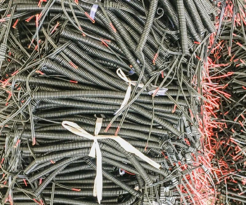 Customization PU PVC Material Power Spring Wire Spiral Cable Coiled Cable