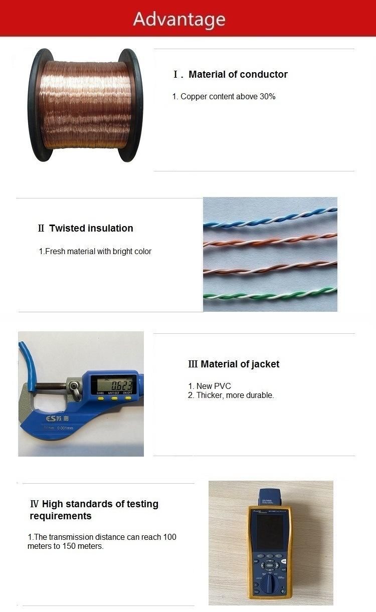 SL UTP Cat5e LAN Cable 305m Blue for Indoor Networking