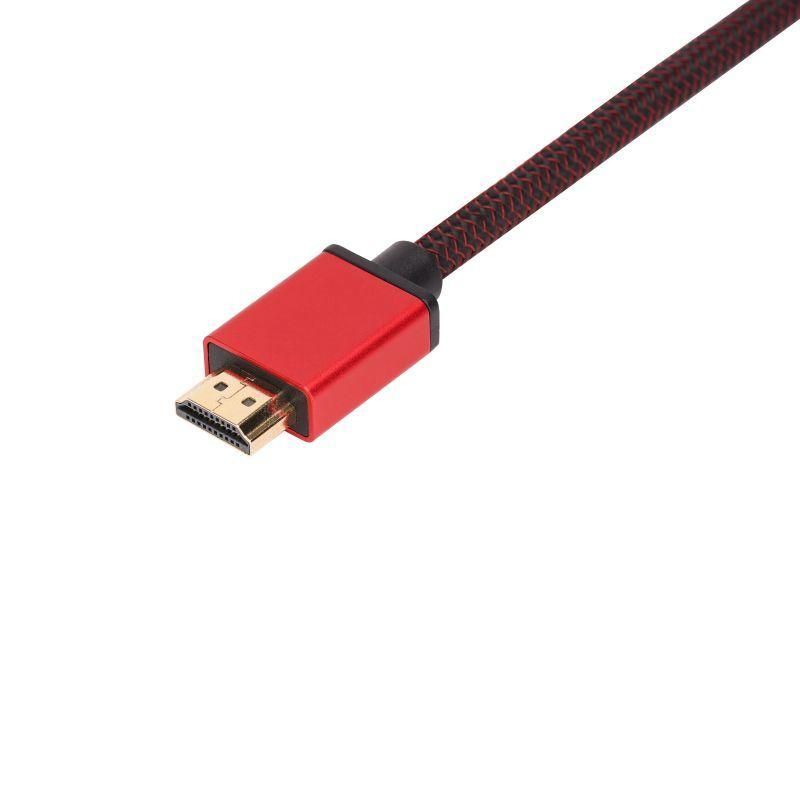 High Speed Gold Plated Colored Nylon Braid Support Ethernet Hd Video 3D 4K/60Hz Hdmi Cable