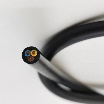 Heat/Oil/Chemical/Acid Resistance H05ss-F/H05sst-F Cable Silicone Rubber Flexible Cable