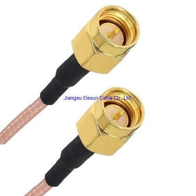 50ohm Low Loss High Frequency Coaxial Cable Rg400 with Sc Double Shielded PTFE Insulation FEP Jacket for Communication