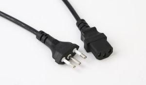 Inmetro Standard Brazilian Power Cord for Home Appliance with IEC C13 Connector