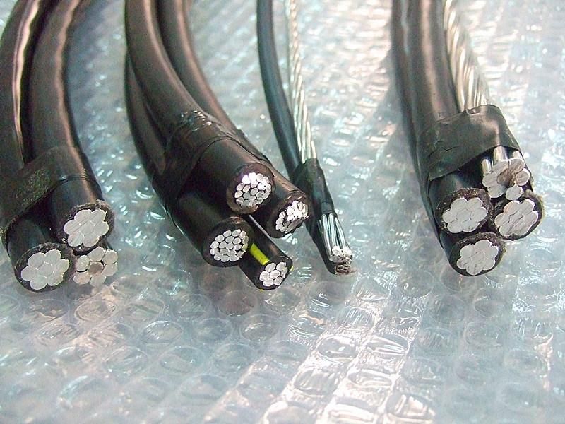 Quadruplex Service Drop Aluminum Conductors AAAC 6201 Alloy Neutral-Messenger Cable
