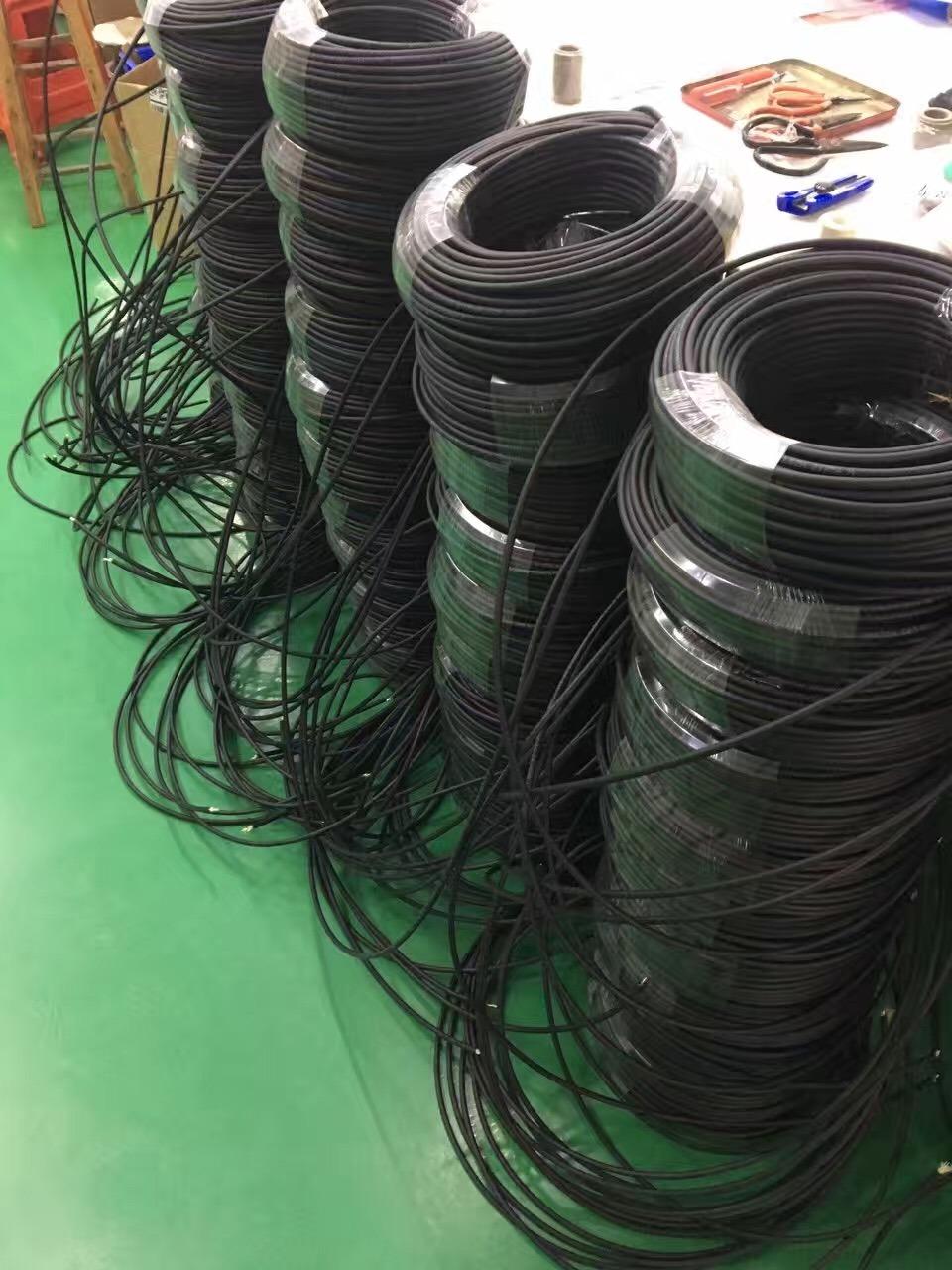 Outdoor 2 Core FTTH Cable with Self-Supporting Figure 8 Bow-Type Design and Steel Messager