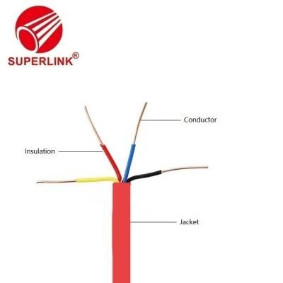 Fire Alarm Cable Unshielded Power Limited Solid Bare Copper Fire Resistant Smoke Cable