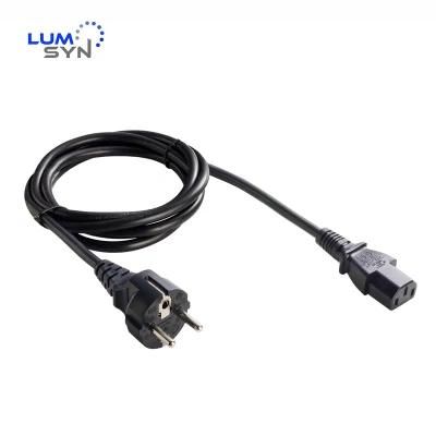Universal AC Cable Power Cord IEC320 C13 to Europe 3 Pin