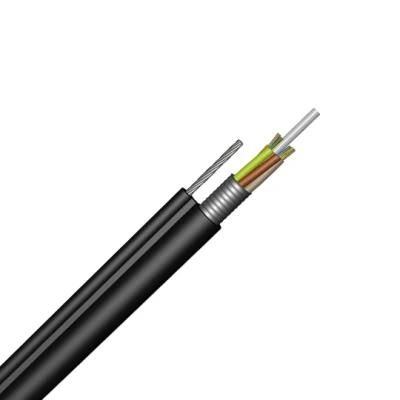 Central Loose/Unitube Tube Multi Core Aerial GYTC8S Outdoor Underground Fiber Optical Cable