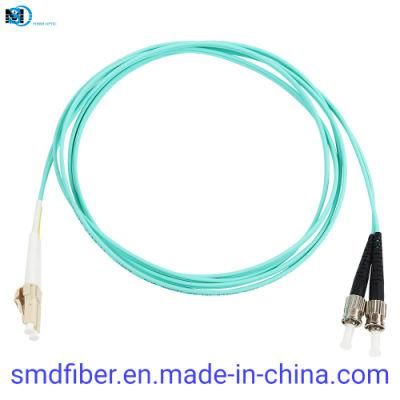 FTTH Indoor Fiber Optic Cable Om3 62.5/125 LC/Upc-St/Upc Connector