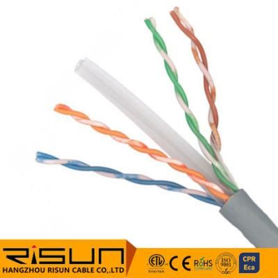 Network Cable Bare Copper LAN Cable Manufacturer U/UTP CAT6 Cable