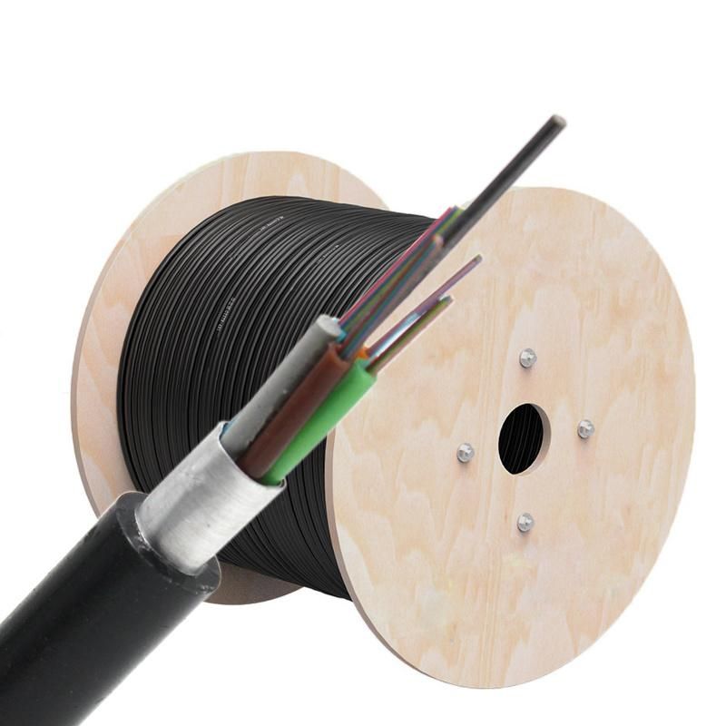 Self-Supporting Outdoor Steel Messenger Wire FRP G657 FTTH Drop Fibra Optica 2 4 1 Core Fiber Optic Cable