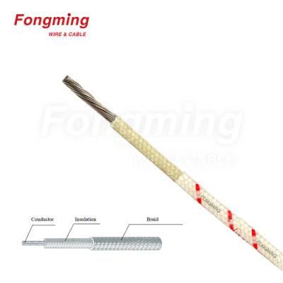 Fiberglass Gw04 0.25mm2 0.5mm2 0.75mm2 High Temperature Wire