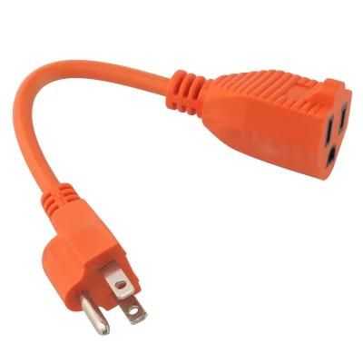 UL Approved 3 Pins Power Extension Cord