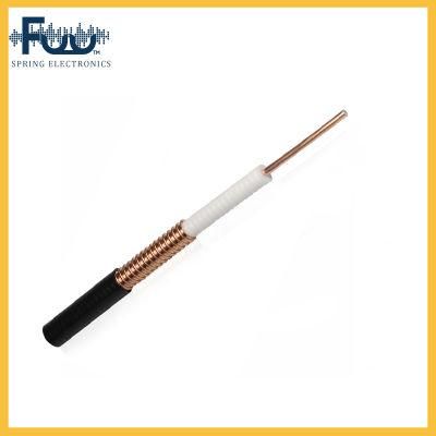 Wide Frequency Range Low Attenuation 1/2&quot; Inch Super Flexible RF Copper Feeder Jumper Coaxial Cable