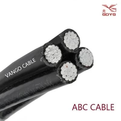 ABC Cable, 1core/ 2core/ 3core/ 4core, 0.6/1kv Copper Conductor PVC Insulated Aerial Bundled Cable