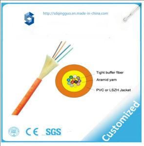 Optical Fiber Cable Flat Ribbon Cable (GJDFBV) with 12 Core