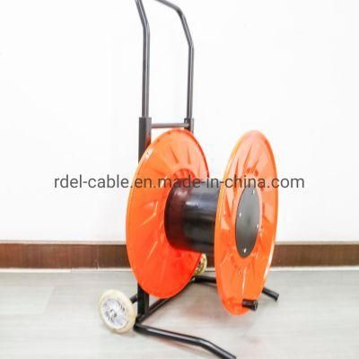Portable Deployable Tactical Fiber Optic Cable Reels FC, LC, Sc Connectors Reel Cable Drum