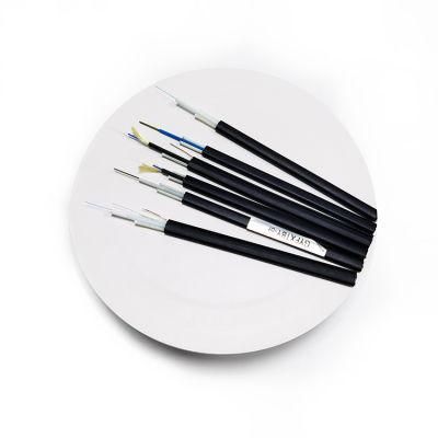 FTTX Optical Fiber Cable Singlemode Fiber Optic Cable 8 FTTH Unit Tube G657D 2 4 6 8 12 24 Core Gyfxtby Optic Fiber Cable
