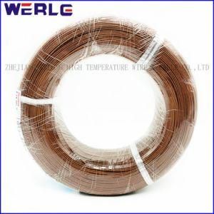 UL 3135 AWG 21 Brown PVC Insulated Tinner Cooper Silicone Wire