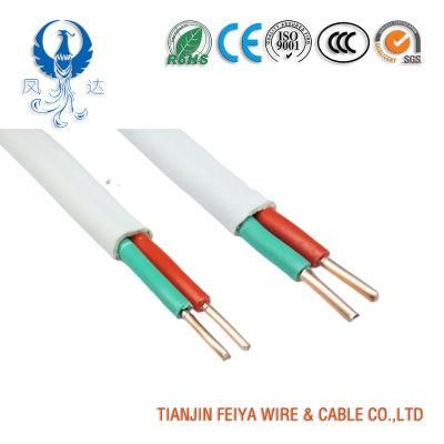 BVVB 0.75-10mm Copper Conductor PVC Insulation and Sheath 300/500V Twin and Earth PVC Cable