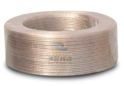 Transparent PVC Half Tinned Copper/CCA Half OFC/CCA Speaker Cable