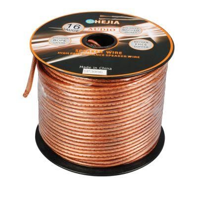 19AWG Red Twin Speaker Audio Cable with OFC Copper Conductor