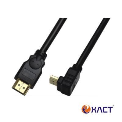 High Quality HDMI A 90&deg;Type MALE TO A Type MALE Pass 4K and HDMI ATC test HDMI Cable