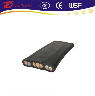 Industrial High&#160; Temperature&#160; Resistant Smooth Flat Wire Power Cable