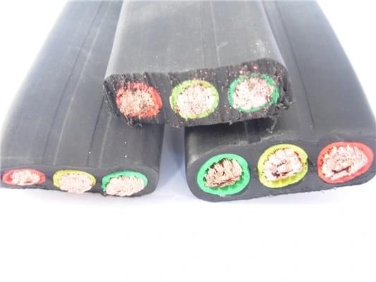 Flexible Flat Rubber Sheath Cable Elevator Cable