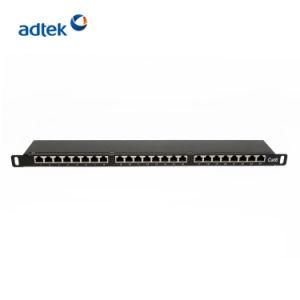 Fluke Test 1u CAT6 24port Network UTP Patch Panel