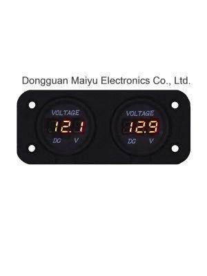 Digital Meter Battery Digital Volt Meter Round