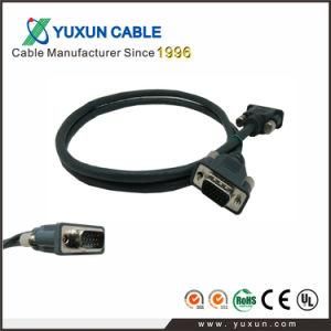 High Quality HD 15pin Male to Male VGA Cable with Audio