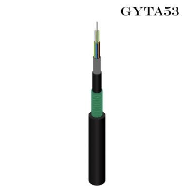 GYTA Armoured Outdoor Optical Fiber Cable ADSS G652D Single Mode Optical Fiber Cable