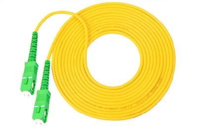 Sc APC Sm Simplex Fiber Optic Patch Cord