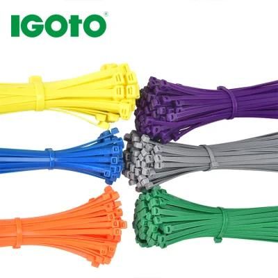 100PCS/Bag Black Color Self-Locking Nylon Cable Ties