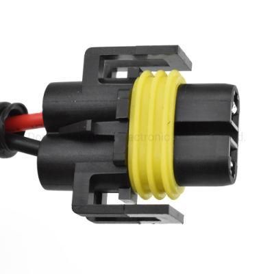 Customized Wire Cable Harness with Original 9006 to H11 H8 Headlight Fog Light Conversion Connector