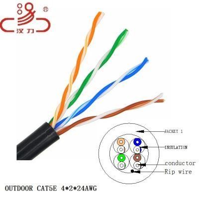 Cat 5e UTP Good Price Network Cable and Pass Test 100m Cat5e